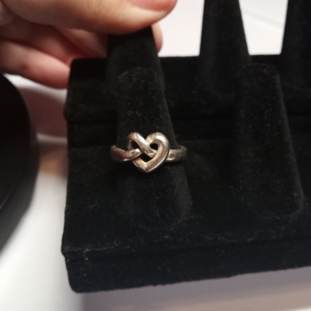 James Avery Heart knot ring